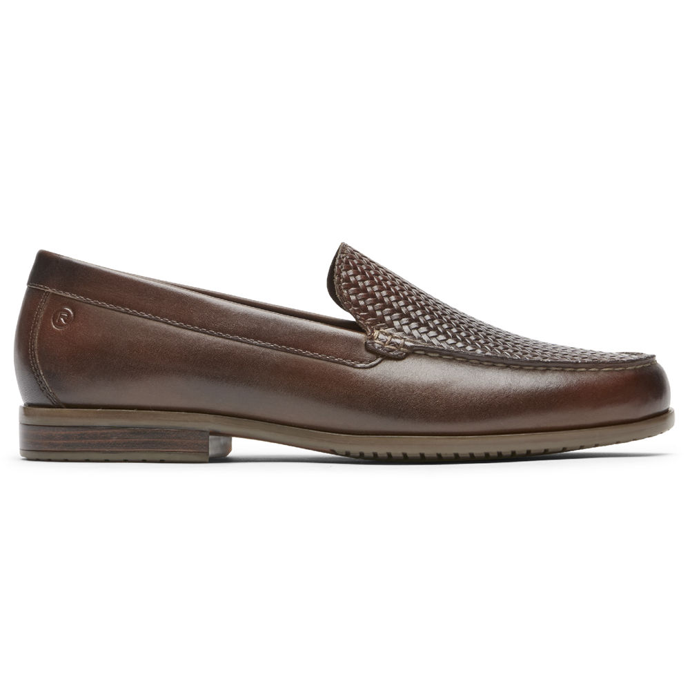 Rockport Singapore Mens Slip-On - Classic Lite 2 Venetian Brown - ZV4721986